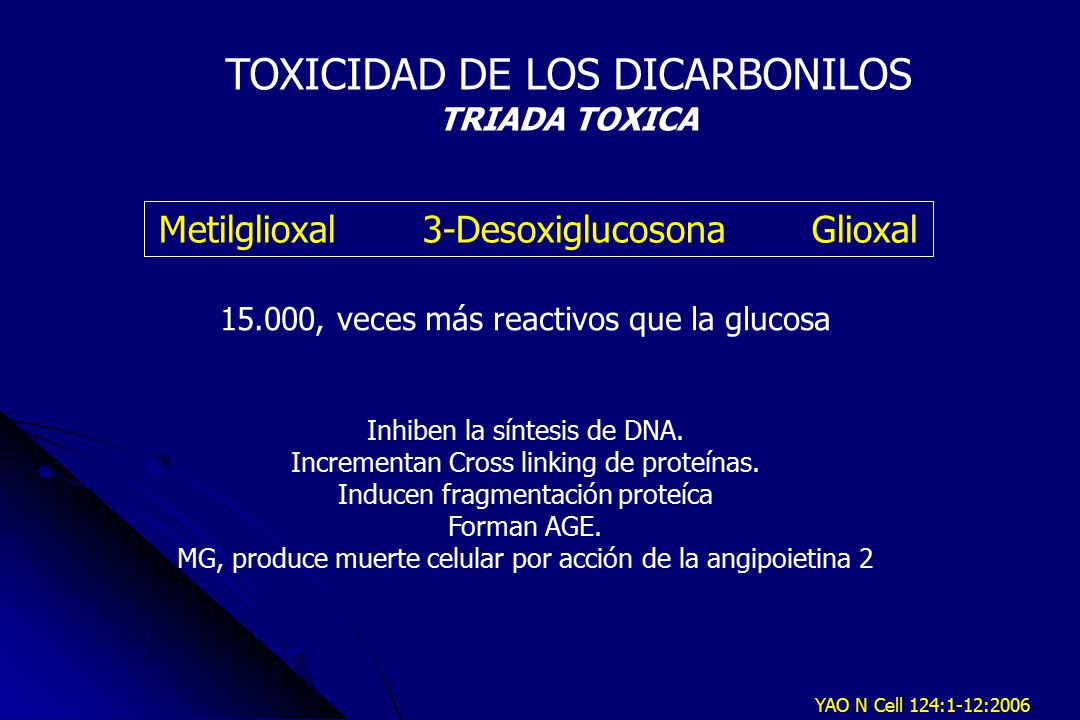 metilglioxal obesidad y diabetes